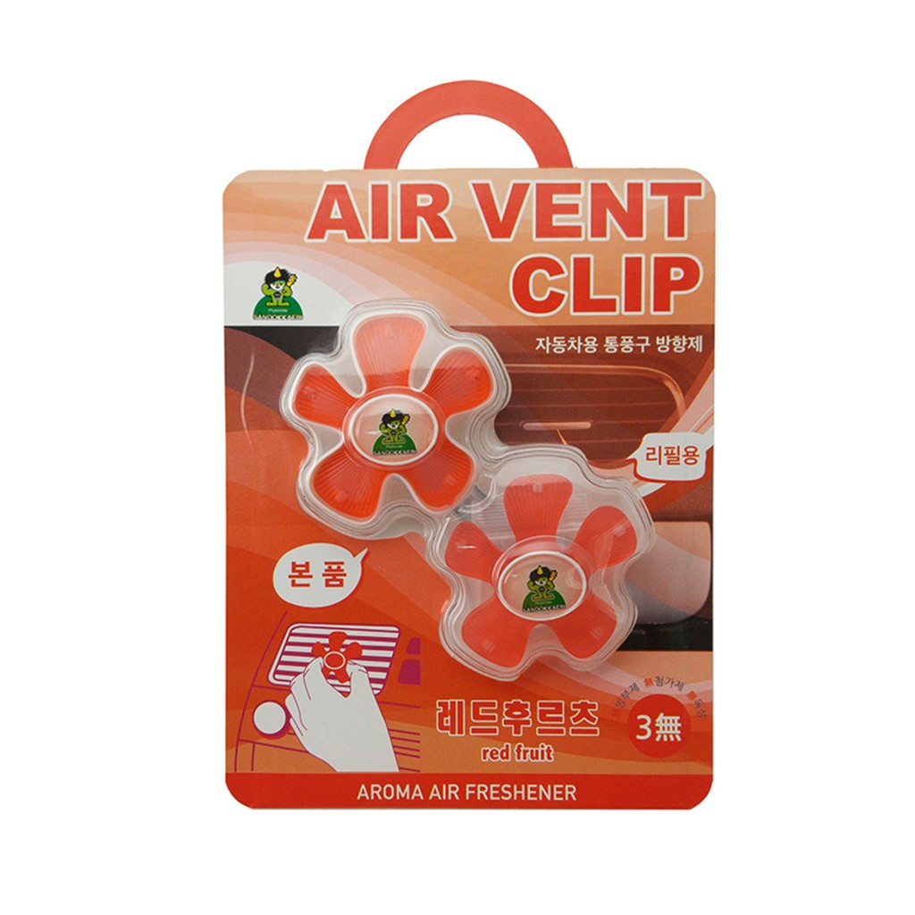 Kẹp thơm trang trí khử mùi cho xe hơi chính hãng AirClip Korea