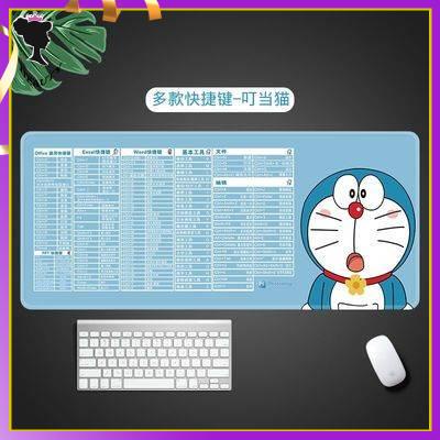 Miếng Lót Chuột Máy Tính Cỡ Lớn Dày Dặn In Hoạt Hình Doraemon Dễ Thương