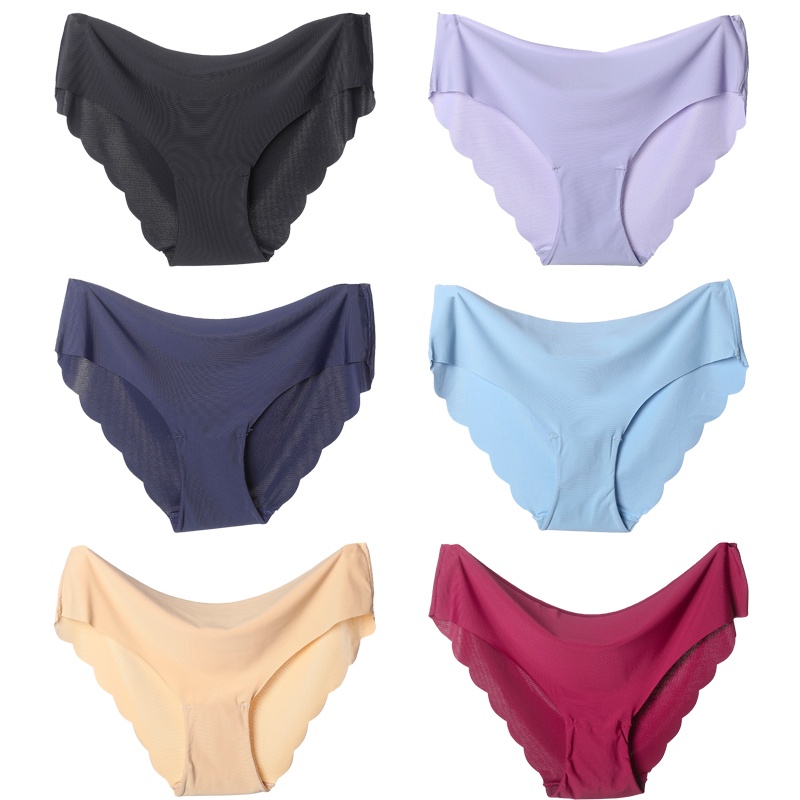 Quần lót Levao lụa mát liền mạch cạp thấp gợi cảm đơn giản cho nữ