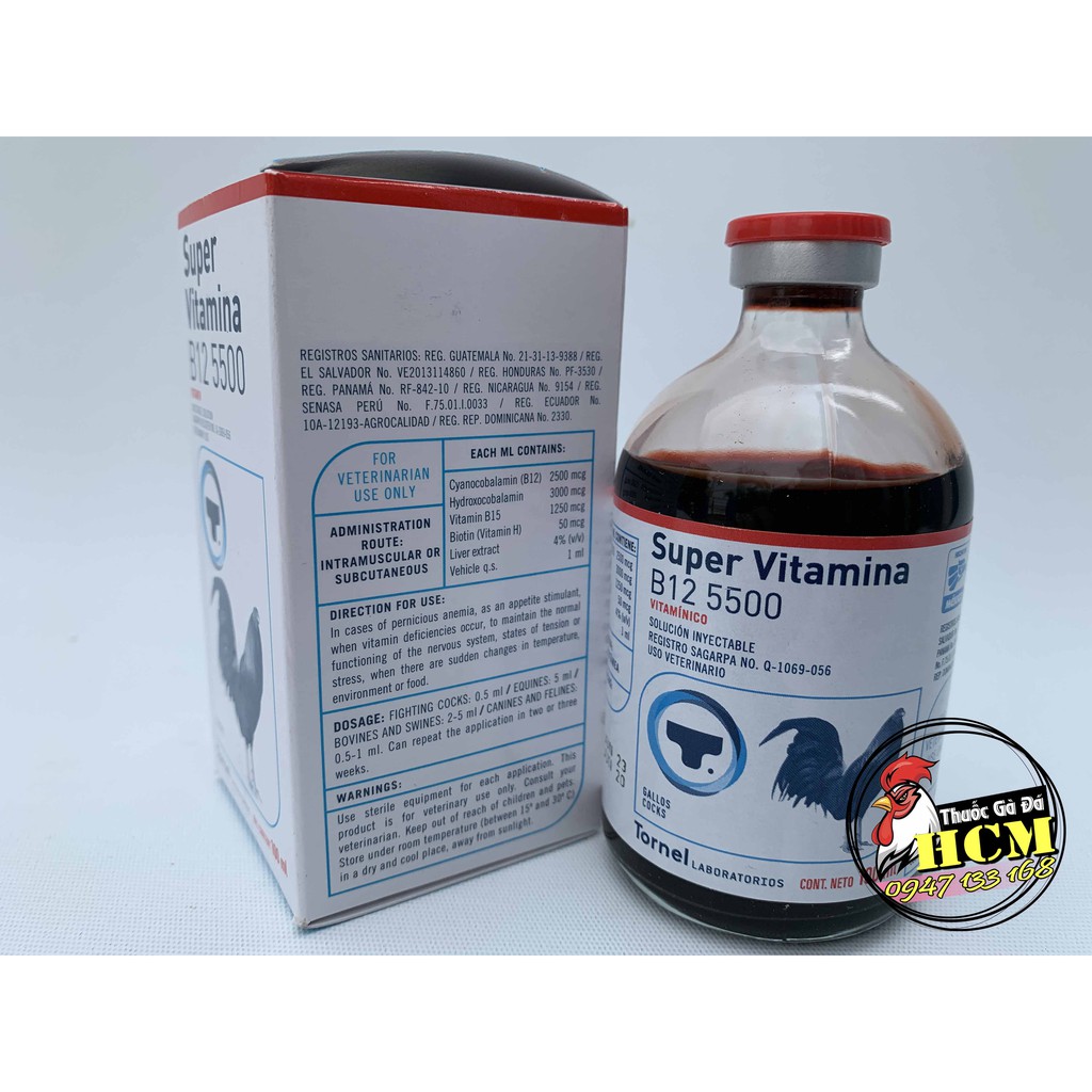 B12 5500 Thuốc Nuôi Gà Đá Giúp Mau Sung Tăng Nước Máu Nhanh