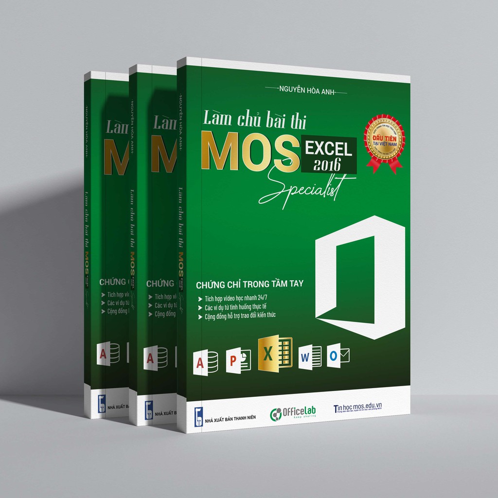 Giáo trình làm chủ bài thi MOS Excel 2016 Specialist