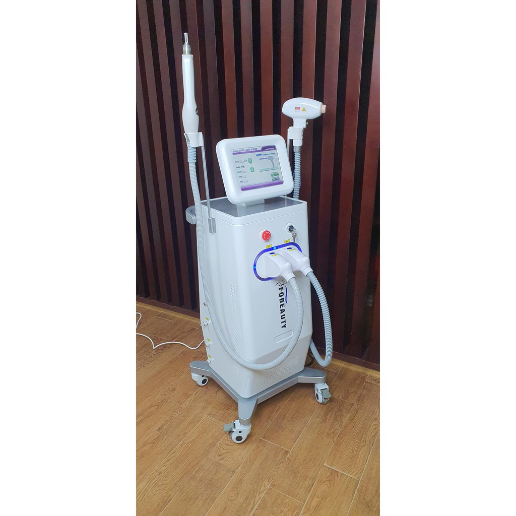 [WONTECH - NOW SHIP] Máy 2in1 Fq Beauty - Diode Laser 808nm + Laser Yag Xóa Xăm, Nám, Tàn Nhang.