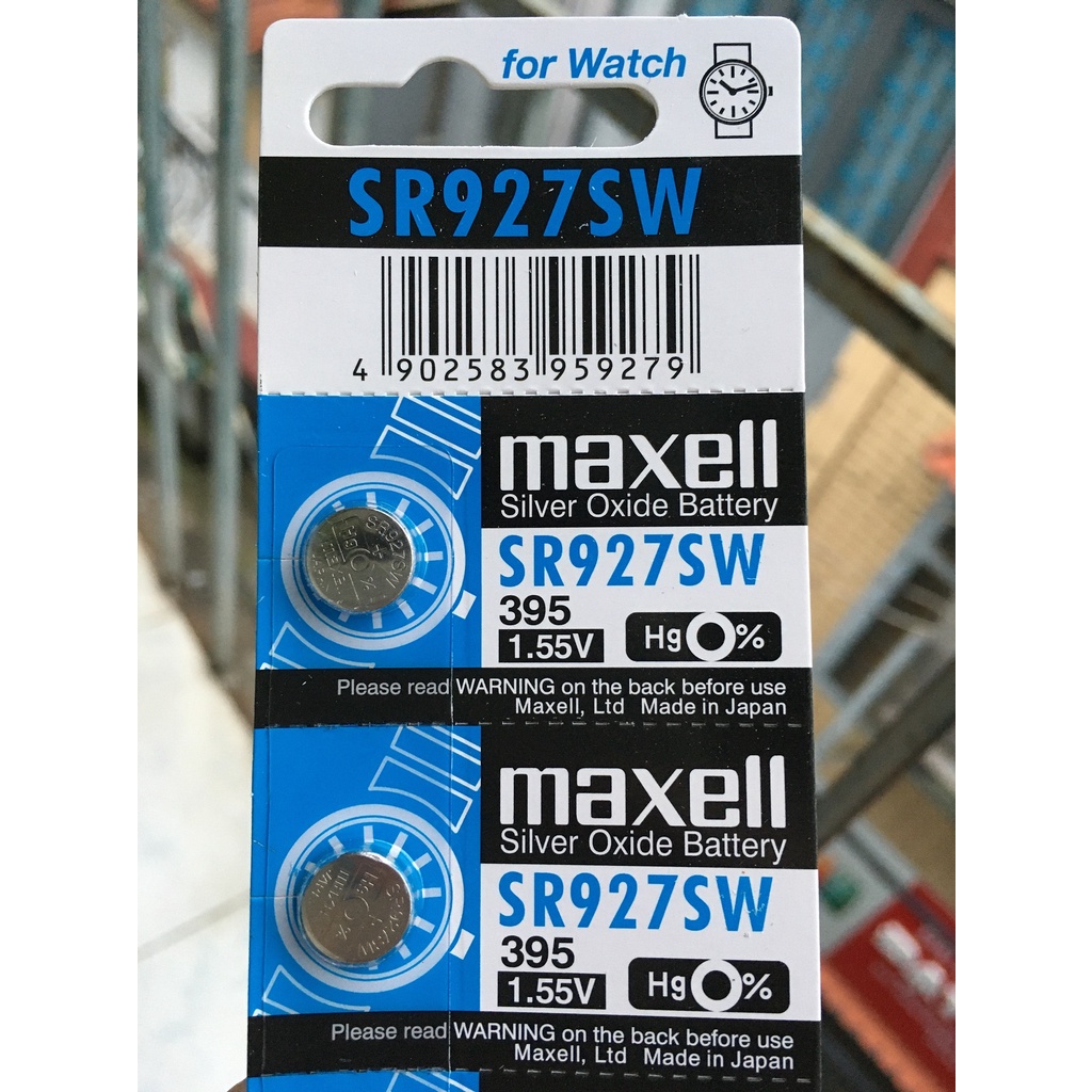 1 Vỉ 5 Viên Pin Maxell SR927SW/395/G7 1.55V