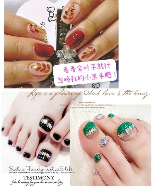 Hạt gạo trang trí nail