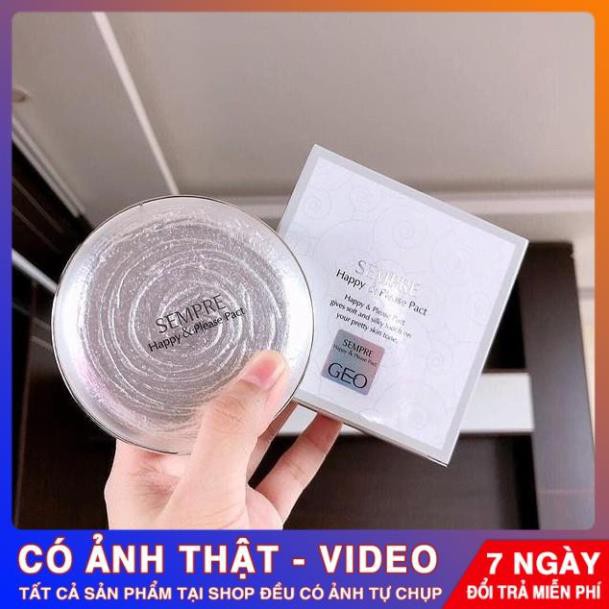 [CHÍNH HÃNG] Phấn Geo Trắng siêu mịn Sempre Happy & Please Pact