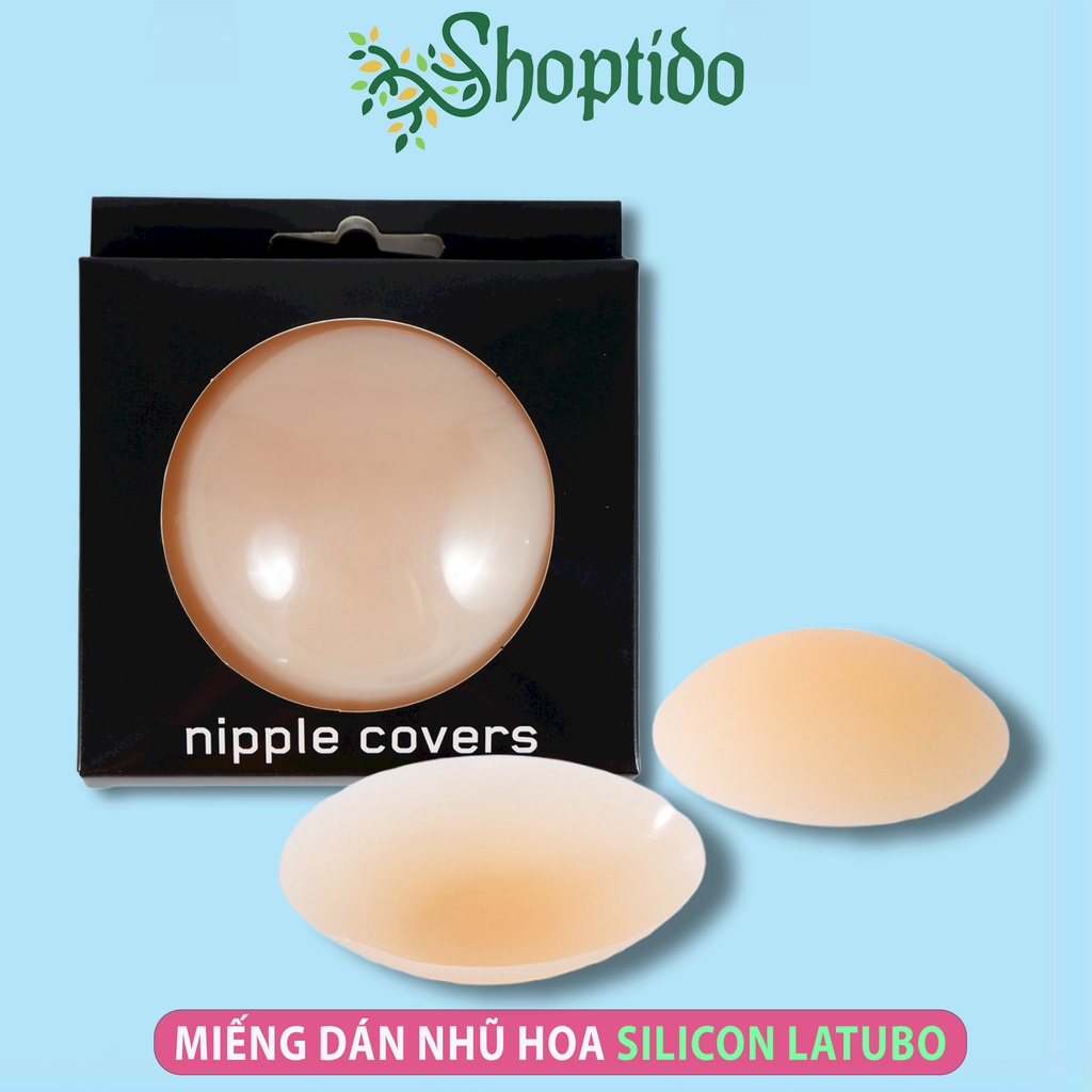 Miếng dán ngực silicon nhiệt tự thân, không keo dán, siêu mỏng tàng hình NPN Shoptido