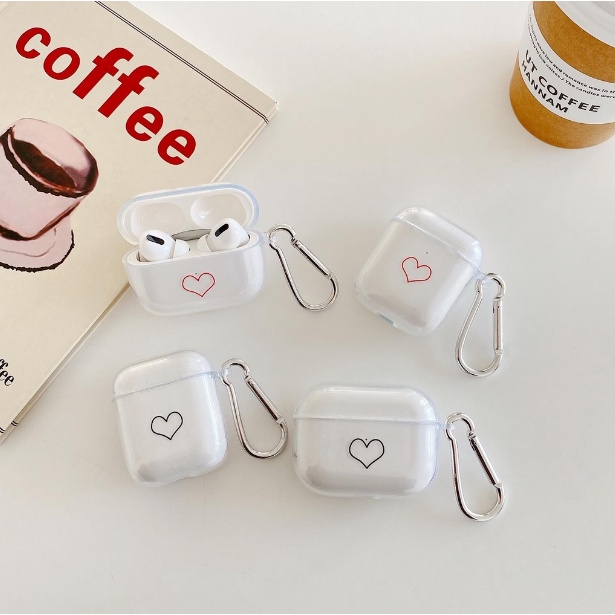 Vỏ bọc hộp sạc pin tai nghe bluetooth thích hợp cho Airpods 2/ pro/ 3/ 1 bằng TPU trong suốt họa tiết mặt cười