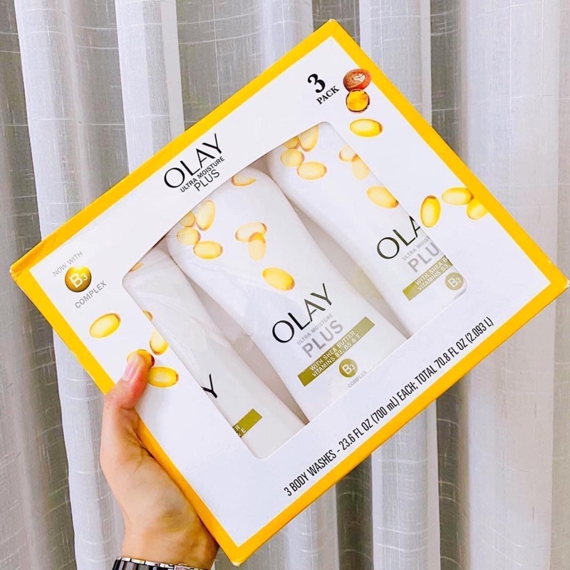 Sữa Tắm Dưỡng Trắng Da Olay Ultra Moisture 700ml Của Mỹ.