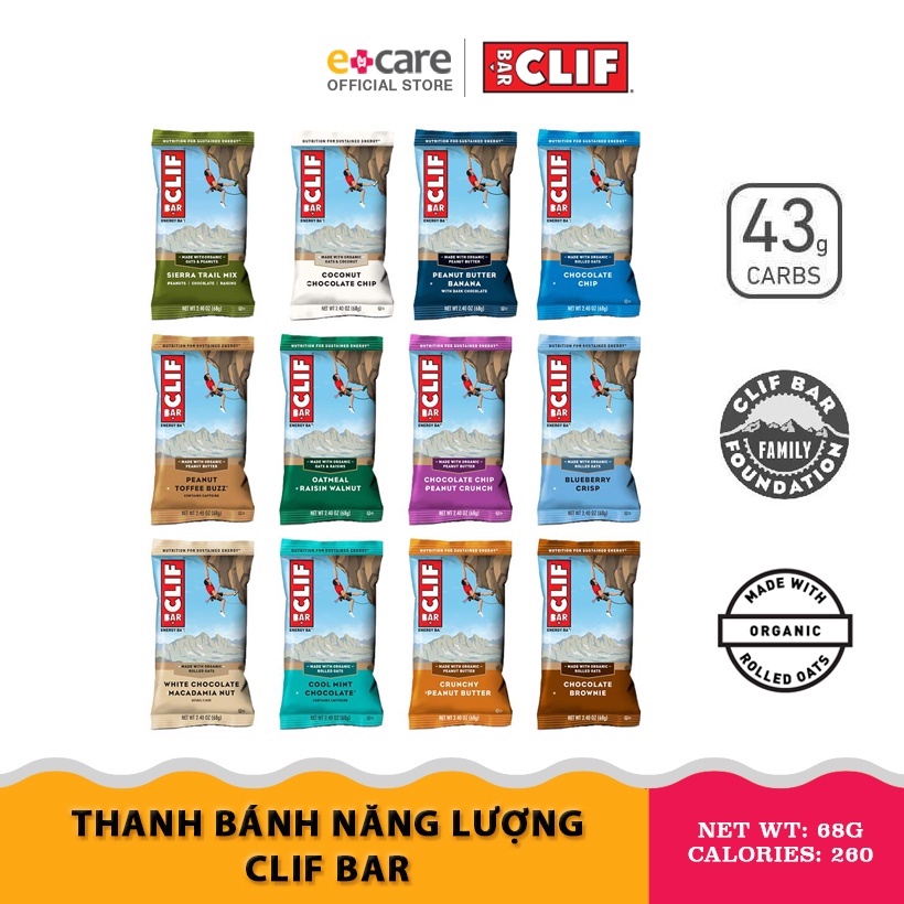 Thanh năng lượng CLIF BAR 68g