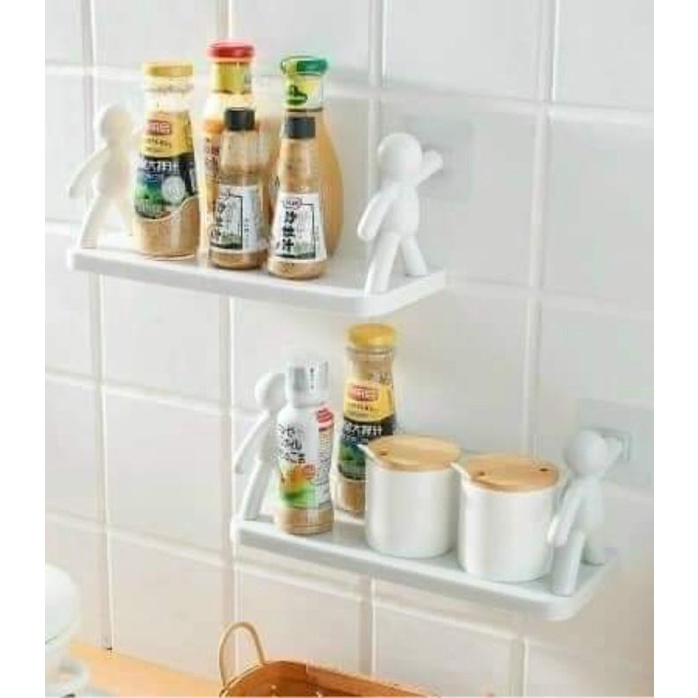 kệ nhà tắm, bếp dán tường siêu dính trong nhà tắm, nhà bếp tiện dụng