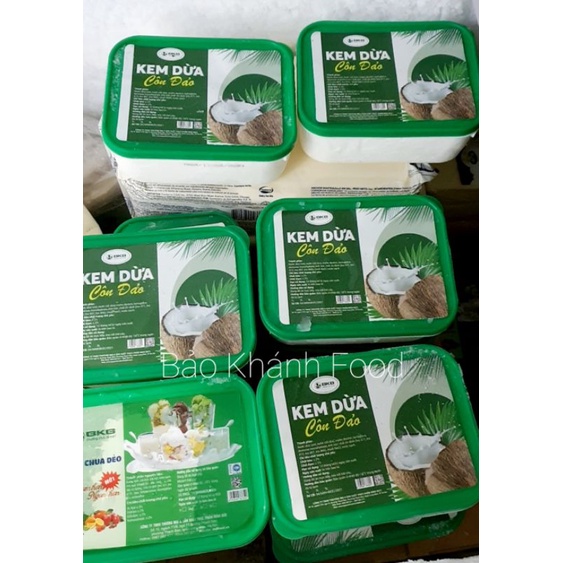Kem dừa Côn Đảo hộp 1 lít