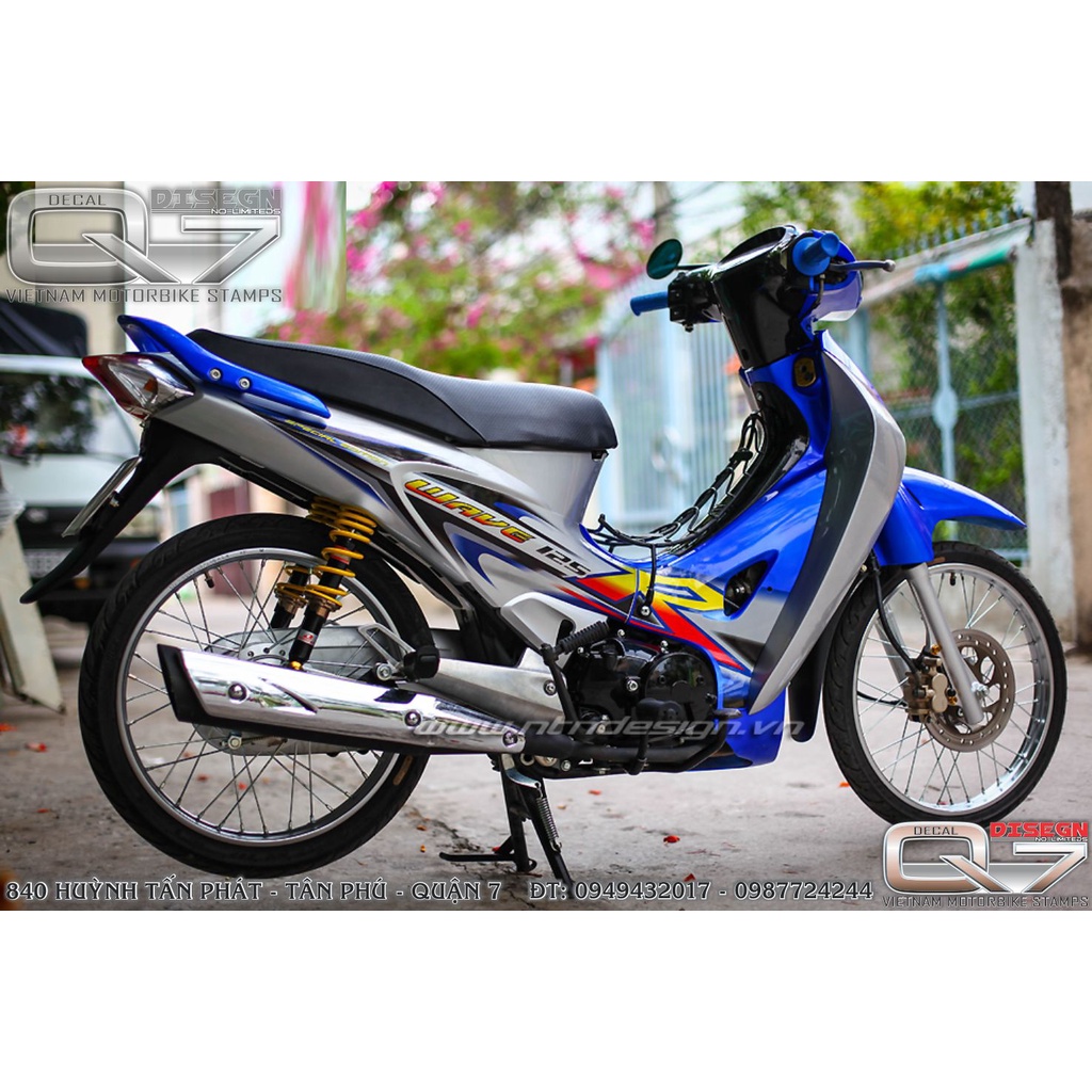 TEM RỜI FUTURE 2 - WAVE 125 XANH BẠC