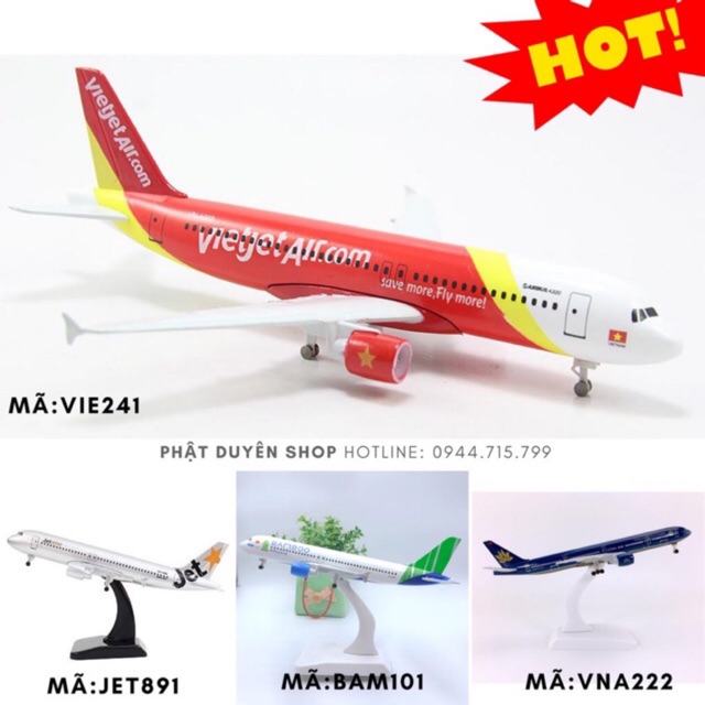 Mô hình máy bay tĩnh A350 Bamboo Airways 20cm có bánh xe