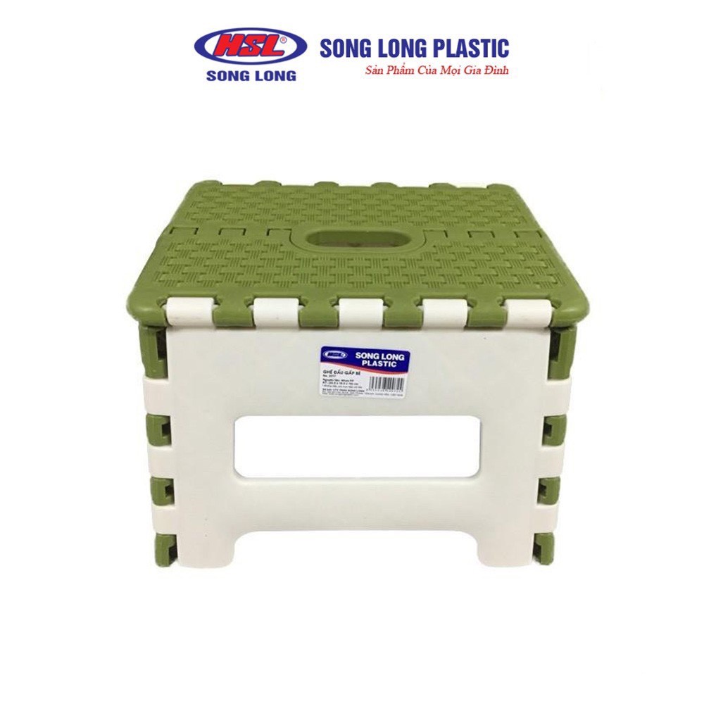 Ghế xếp nhựa gấp gọn Song Long ngồi nhặt rau, trò chuyện... siêu bền, CORBIN_STORE | BigBuy360 - bigbuy360.vn