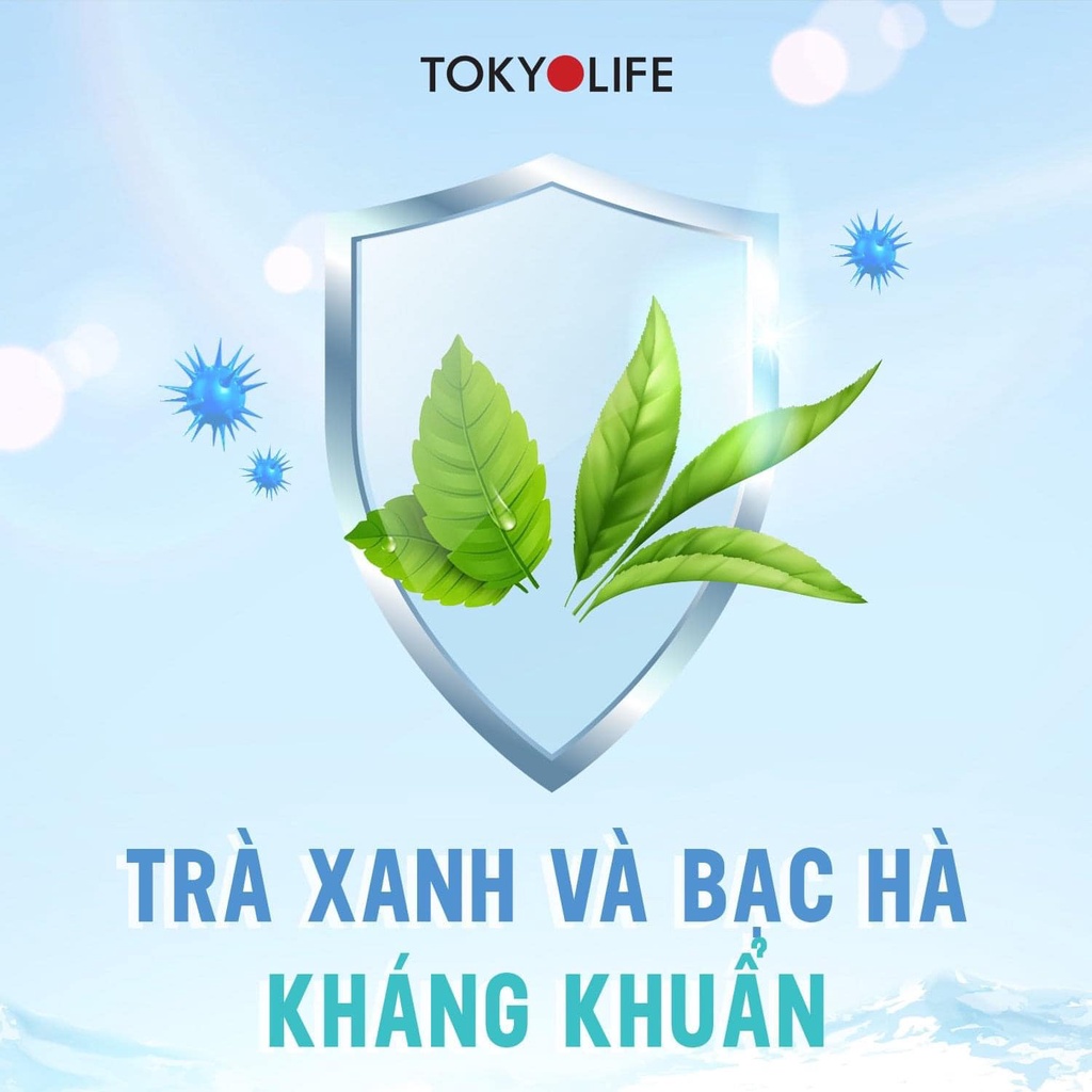 Nước súc miệng TOKYOLIFE TokyoCare Trà Xanh 250ml và 500ml