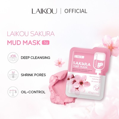 Mặt Nạ Đất Sét LAIKOU 5g Kiểm Soát Dầu Làm Sạch Sâu