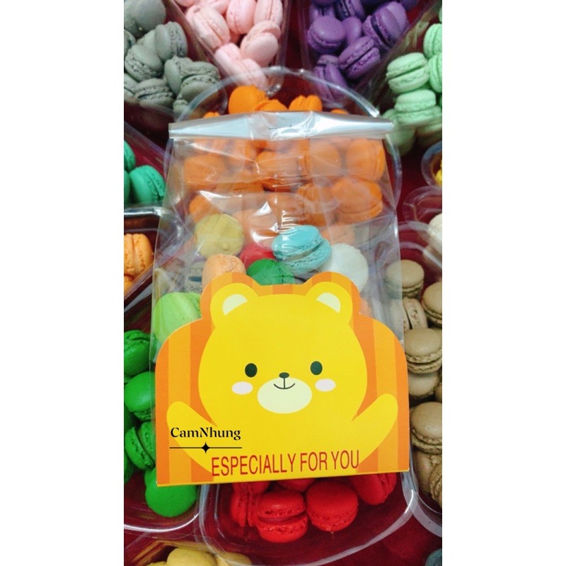 Combo 30 bánh macaron mini