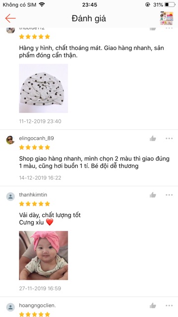 Mũ turban siêu sinh cho bé 100% cotton (từ sơ sinh đến 1,5 tuổi)