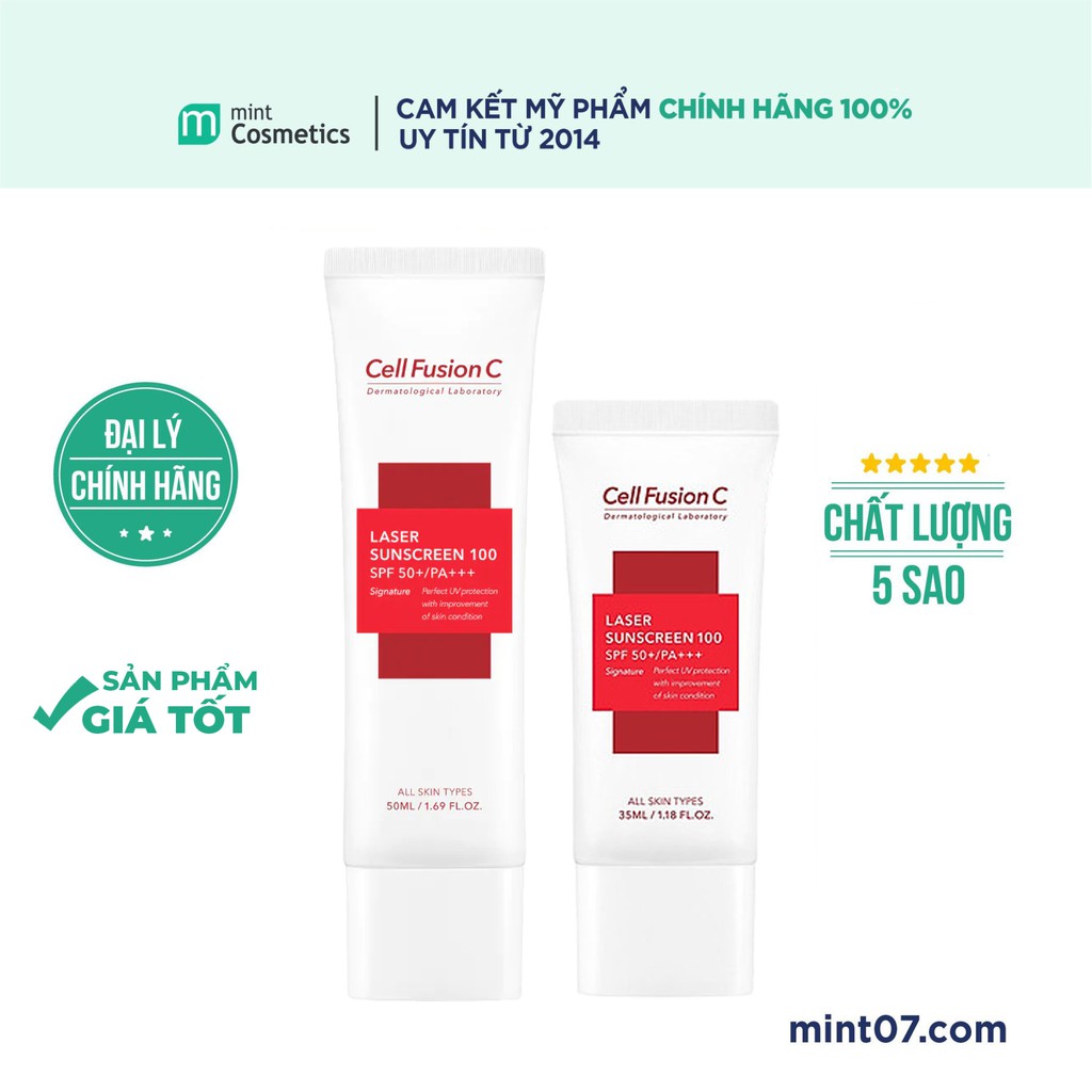 Kem Chống Nắng Cell Fusion C Laser Sunscreen 100 SPF50