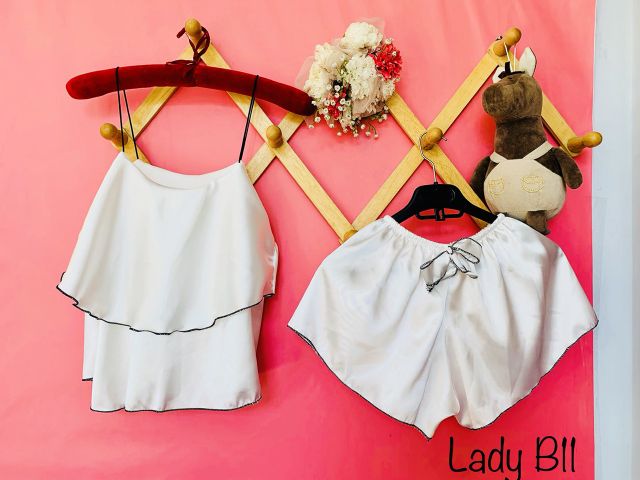 Đồ ngủ - sét bộ ngủ 2 dây vải phi mềm mại - đầm ngủ - váy ngủ - shop Thảo Tiên | BigBuy360 - bigbuy360.vn