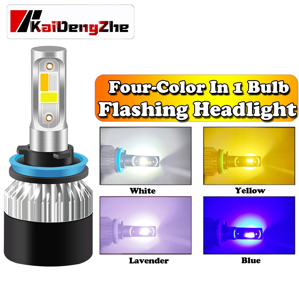 1 Cặp Bóng Đèn Pha LED 12000LM H1 H3 H4 H7 H8 H11 9005 HB3 9006 HB4 3000K 4500K 6000K Dành Cho Ô Tô