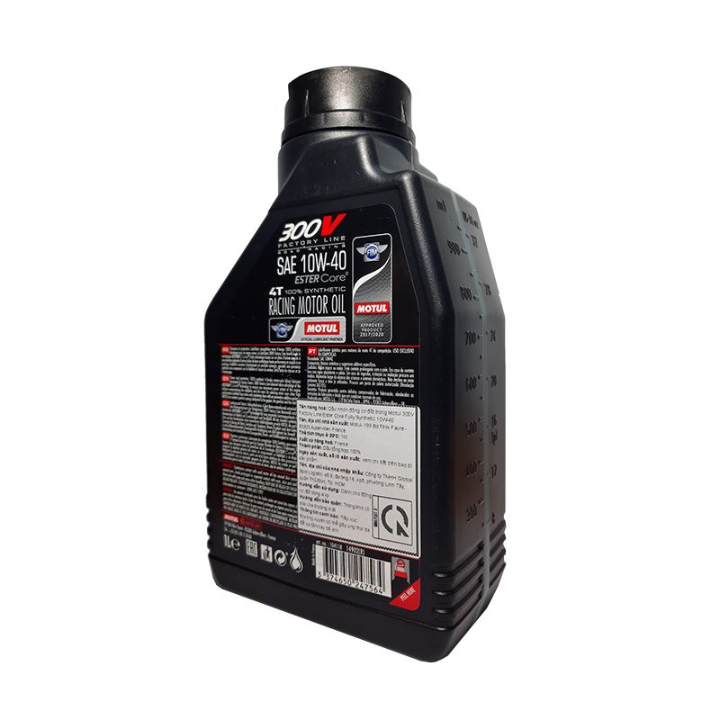 Dầu nhớt xe số [cao cấp] MOTUL 300V 3 TEM nhập khẩu Pháp 1L