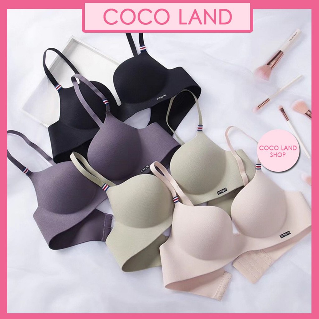 Áo lót nâng ngực thiết kế không gọng không hằn đường may phong cách Nhật Bản Justyle Coco land