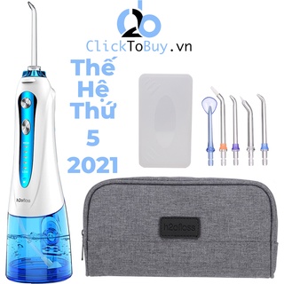 Tăm nước cầm tay h2ofloss hf9p. Vệ sinh răng miệng, cực kì hữu dụng cho niềng răng, vôi răng, làm trắng răng