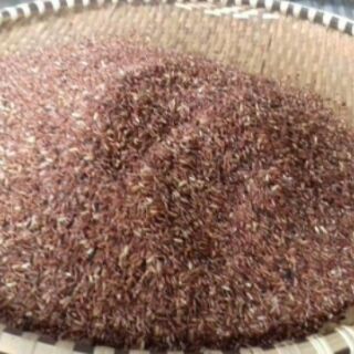 bột gạo lứt mè đen rang