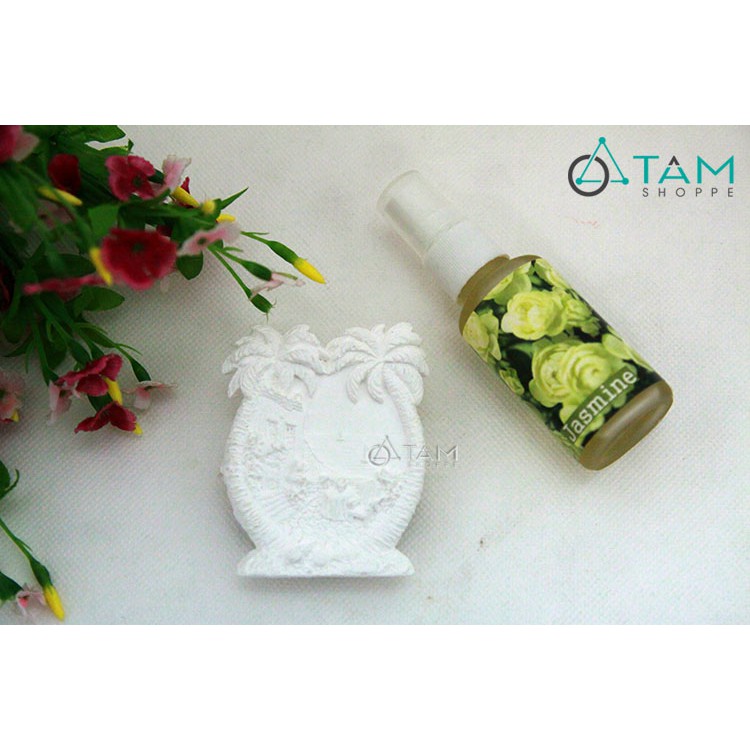 Combo Miếng thạch cao tỏa hương tinh dầu + chai tinh dầu xịt 30ml