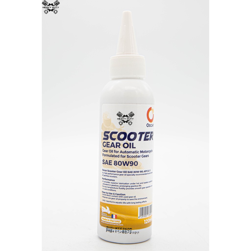 Dầu Hộp Số - Oscar Scooter Gear Oil SAE 80W90 API GL-5