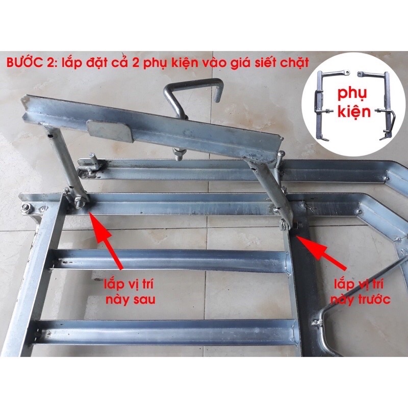 Giá trở hàng xe máy -Giá đèo hàng xe máy