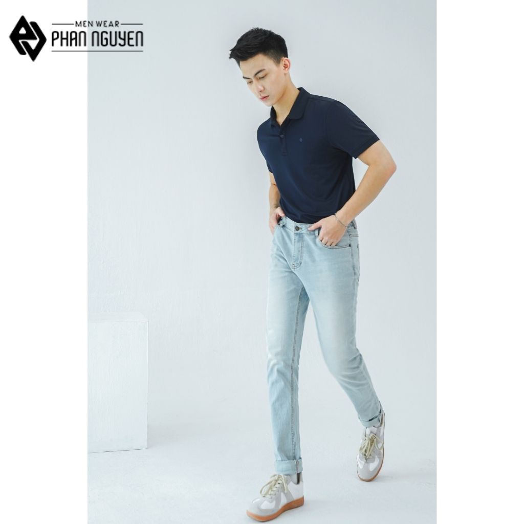 Quần Bò Nam PHAN NGUYỄN Màu Sắc Trẻ Trung, Form Đứng Tôn Dáng, Năng Động QBD.020