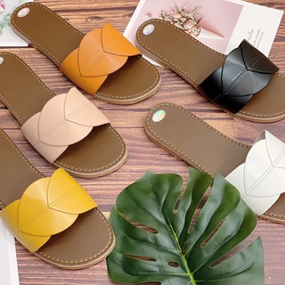 Dép nữ quai bản chiếc lá to