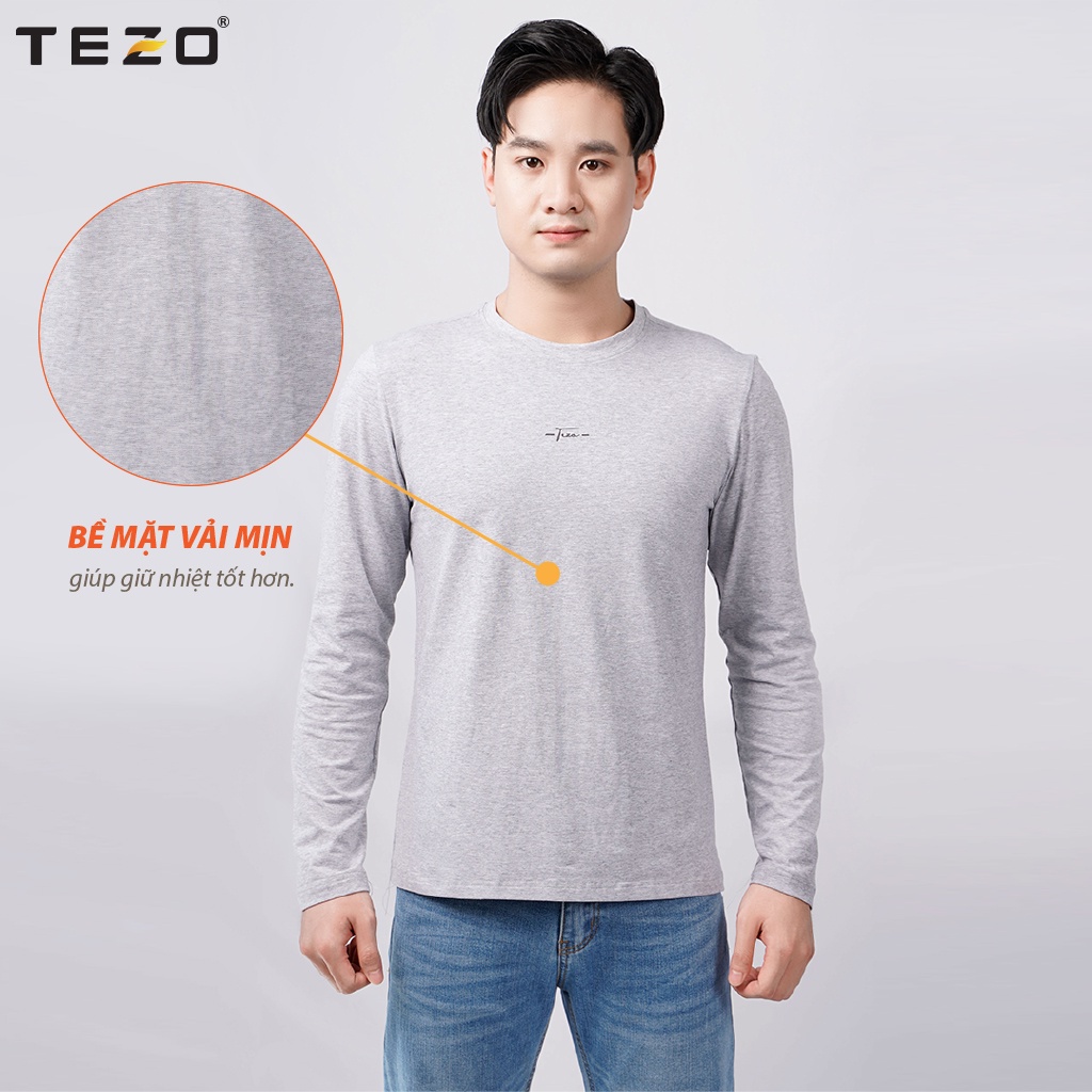 Áo thun trơn nam TEZO, chất liệu cotton cao cấp,6 màu, nam tính phù hợp với mọi lứa tuổi 2109ATOB01 | BigBuy360 - bigbuy360.vn