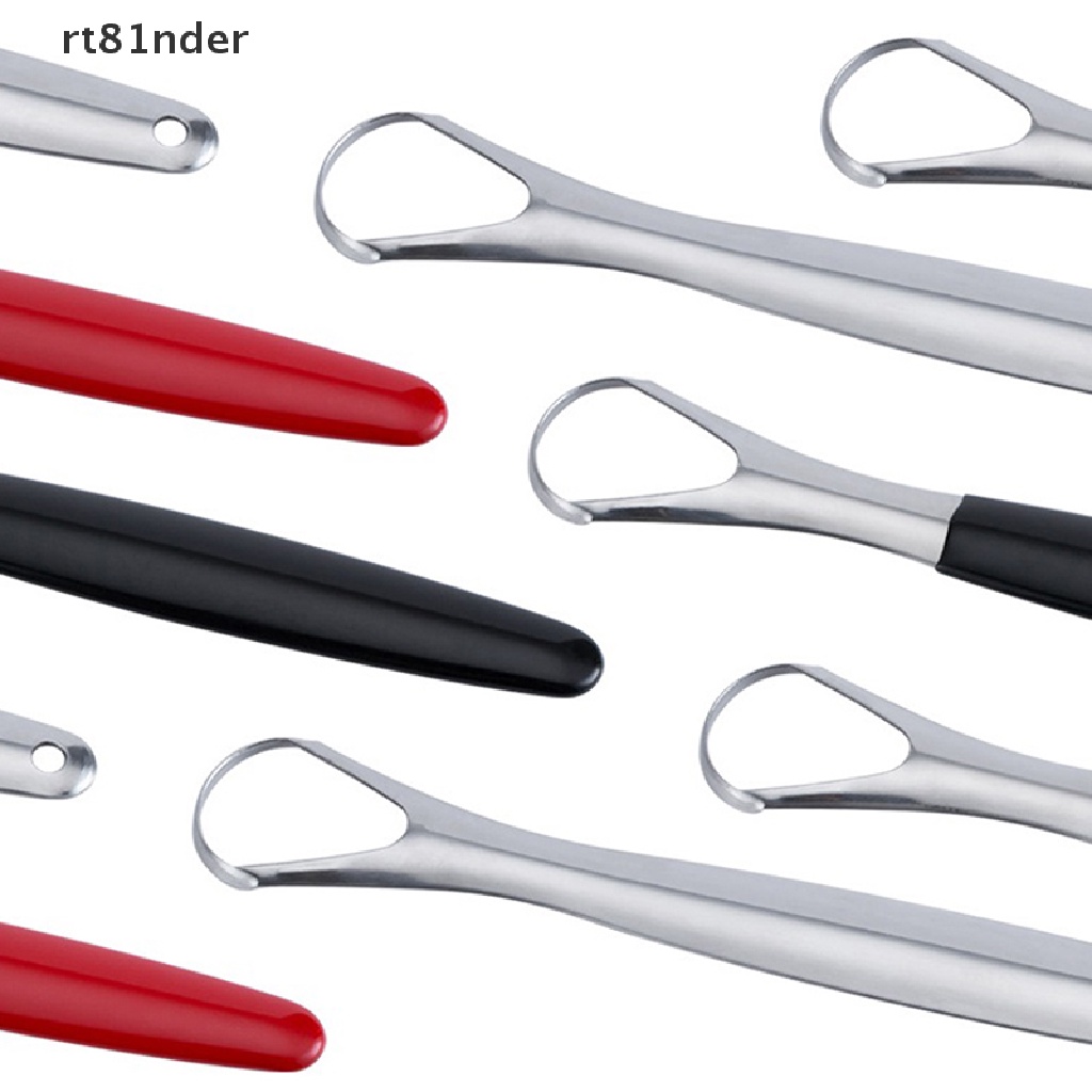 Dụng Cụ Cạo Lưỡi Rửa Miệng Bằng Thép Không Gỉ Tái Sử Dụng Tiện Lợi