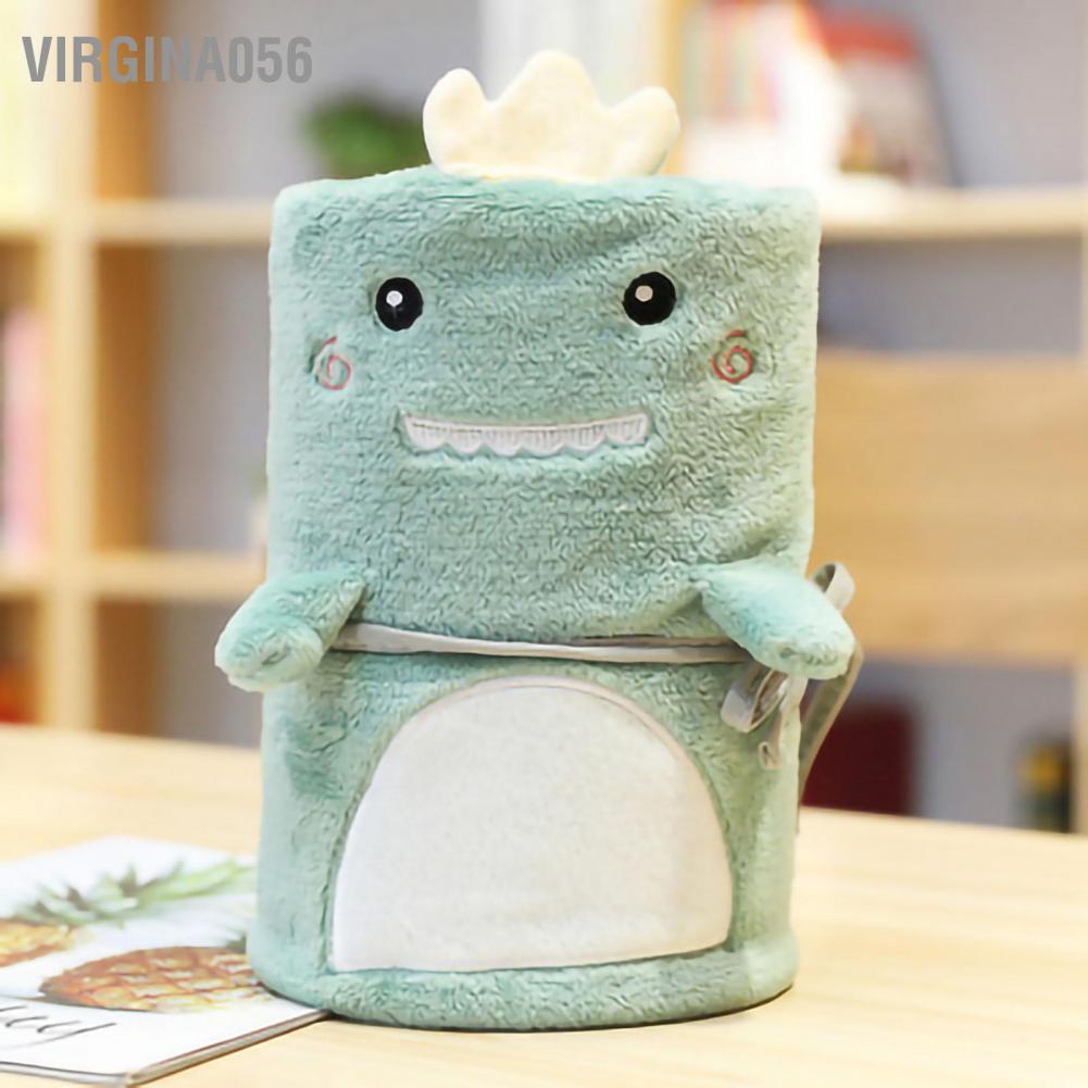 Có thể bán buôn Chăn hoạt hình Mềm mại sang trọng Dễ dàng cuộn lên ngủ trưa thoáng khí cho giường sofa văn phòng Virgina056 Hàng giao ngay