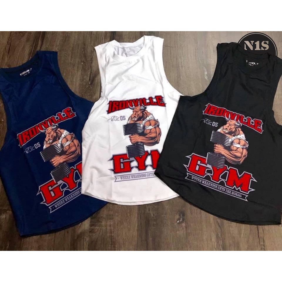 Tanktop IRONVILLE IN 3D - Áo Ba Lỗ Tập Gym