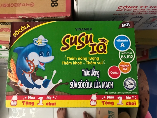 (Giá huỷ diệt)Sữa chua uống Su Su Lúa mạch.  1t 48 chai