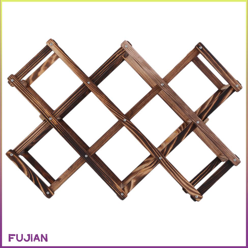 Giá để rượu vang đỏ bằng gỗ 3/6/10 Giá đỡ chai Gắn kệ quầy bar nhà bếp [8/4]