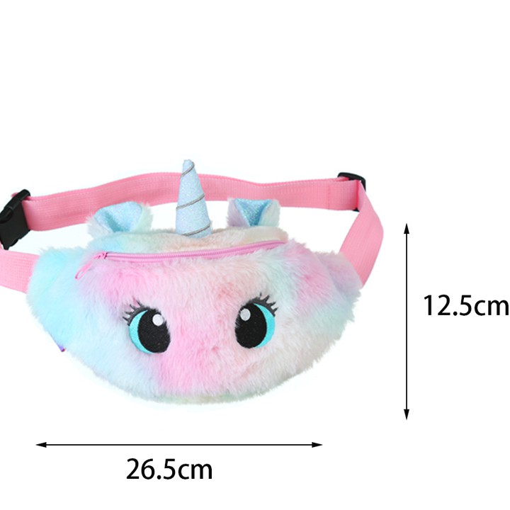 Túi bao tử Unicorn cho bé gái bằng bông mịn màu pastel ngộ nghĩnh đáng yêu BBShine – TX037