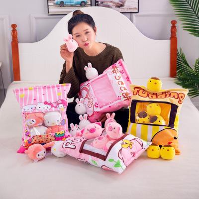 Gối gấu bông gối thỏ bông gối mochi bông size to 8 gấu nhỏ gấu bông dễ thương