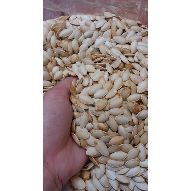 1kg Hạt bí nếp rang tay loại 1 siêu sạch thơm giòn béo ngậy