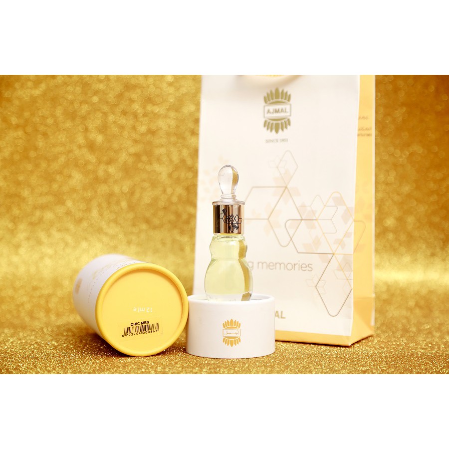 Tinh Dầu Nước Hoa Nam Dubai CHIC MEN - ANGEL CONCENTRATED PARFUME 12ml | Thế Giới Skin Care