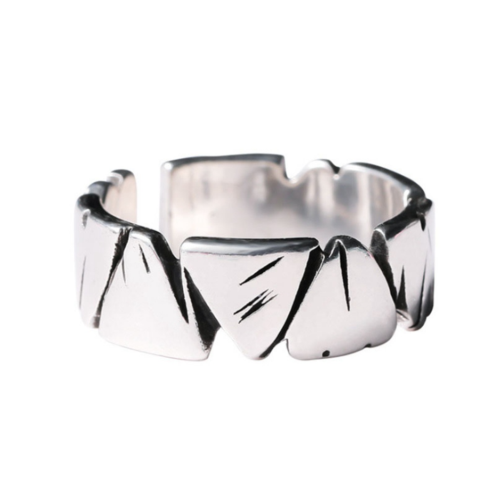 Nhẫn hở hợp kim họa tiết retro thời trang