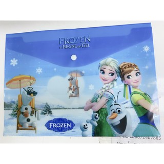 Túi cúc, túi khuy A4 cho bé học tập họa tiết công chúa ELSA tiện lợi