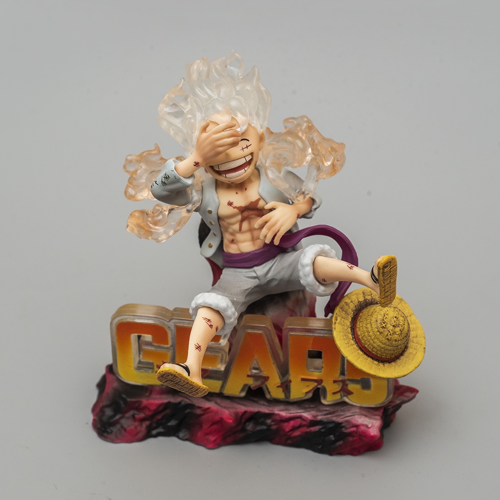 Mô hình One Piece Luffy Gear 5 Miniver cao 11cm Mô hình trang trí One Piece Luffy Mũ Rơm Haki Shop