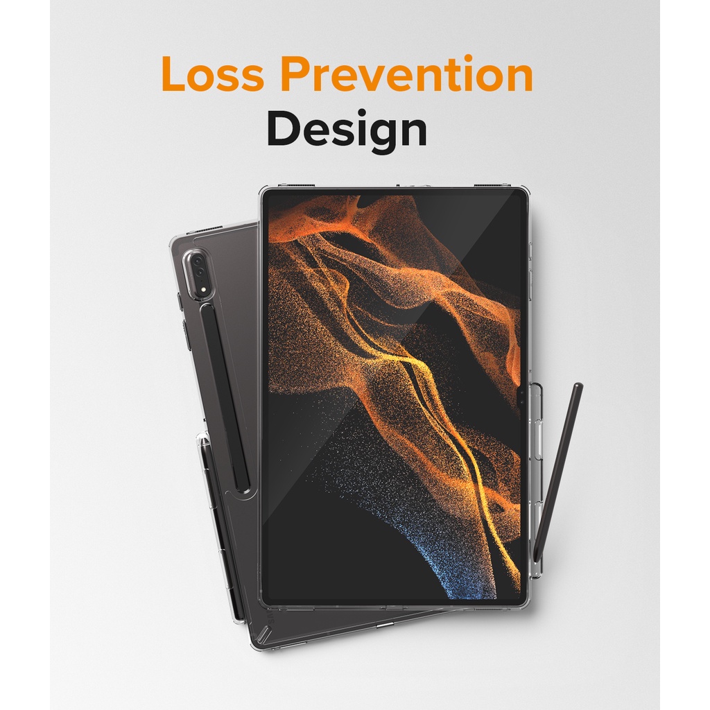 Ringke Fusion Vỏ bảo vệ được thiết kế với giá đỡ bút S cho Galaxy Tab S8 Ultra S8 S7 FE