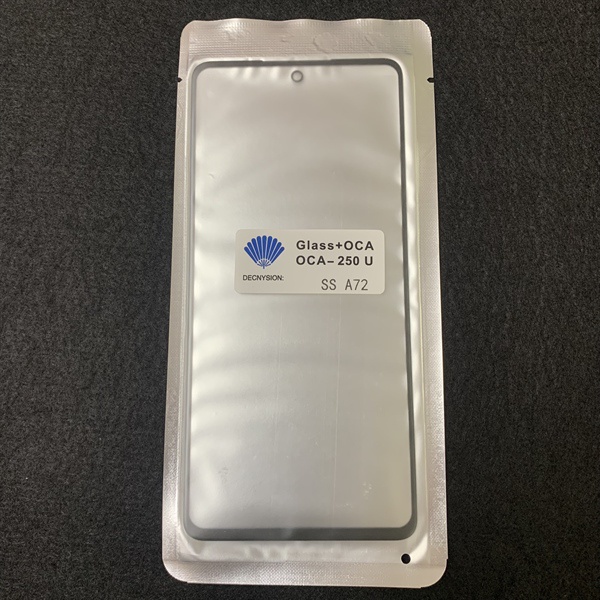 Kính liền keo Samsung A72 ĐEN