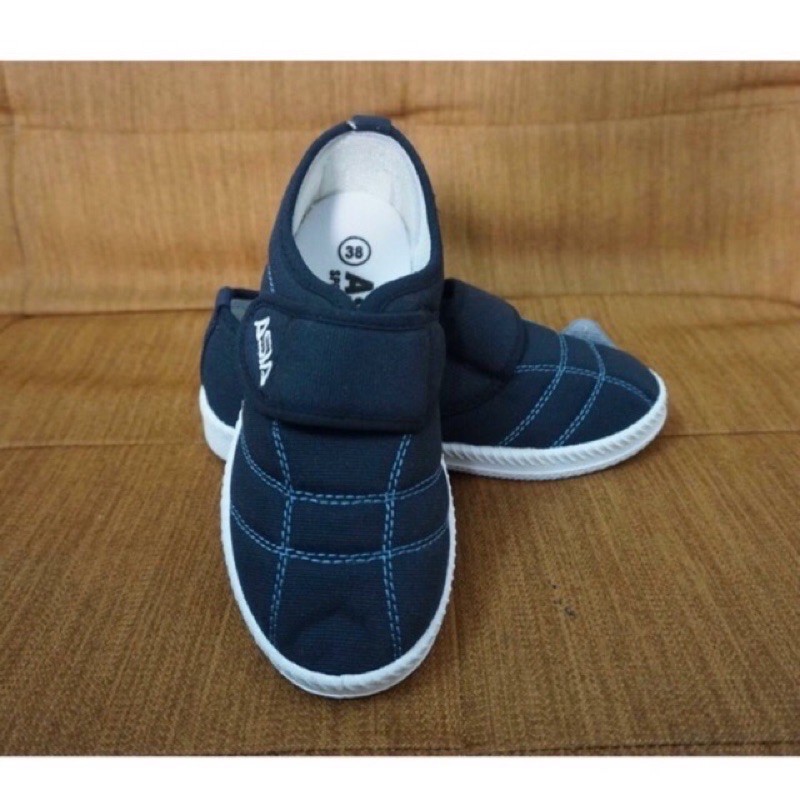 Giày bata asia xanh đen dán nam nữ